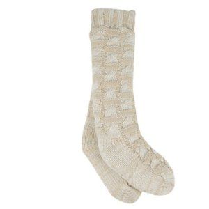 Fuzzy Home Lounge Socks in Beige from Bee & Willow